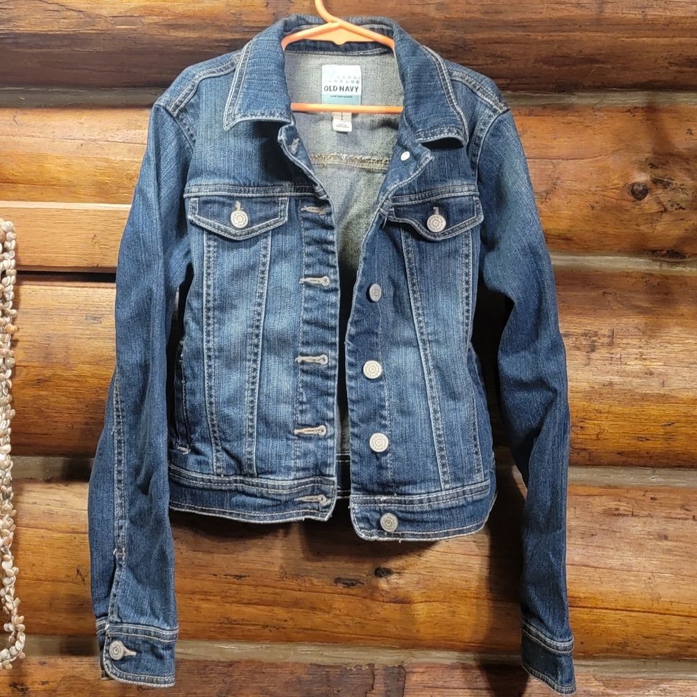 Old Navy youth SzLg jean jacket